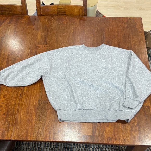 Under Armour Sweaters - Under Armour Light Gray Crewneck Sweater